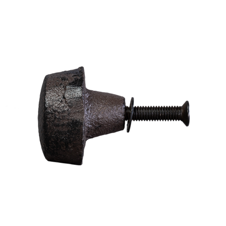 ручка для шкафа frazil round d2,5 коричневая металлическая