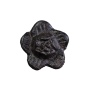 ручка для шкафа frazil flower d3,5 коричневая металлическая