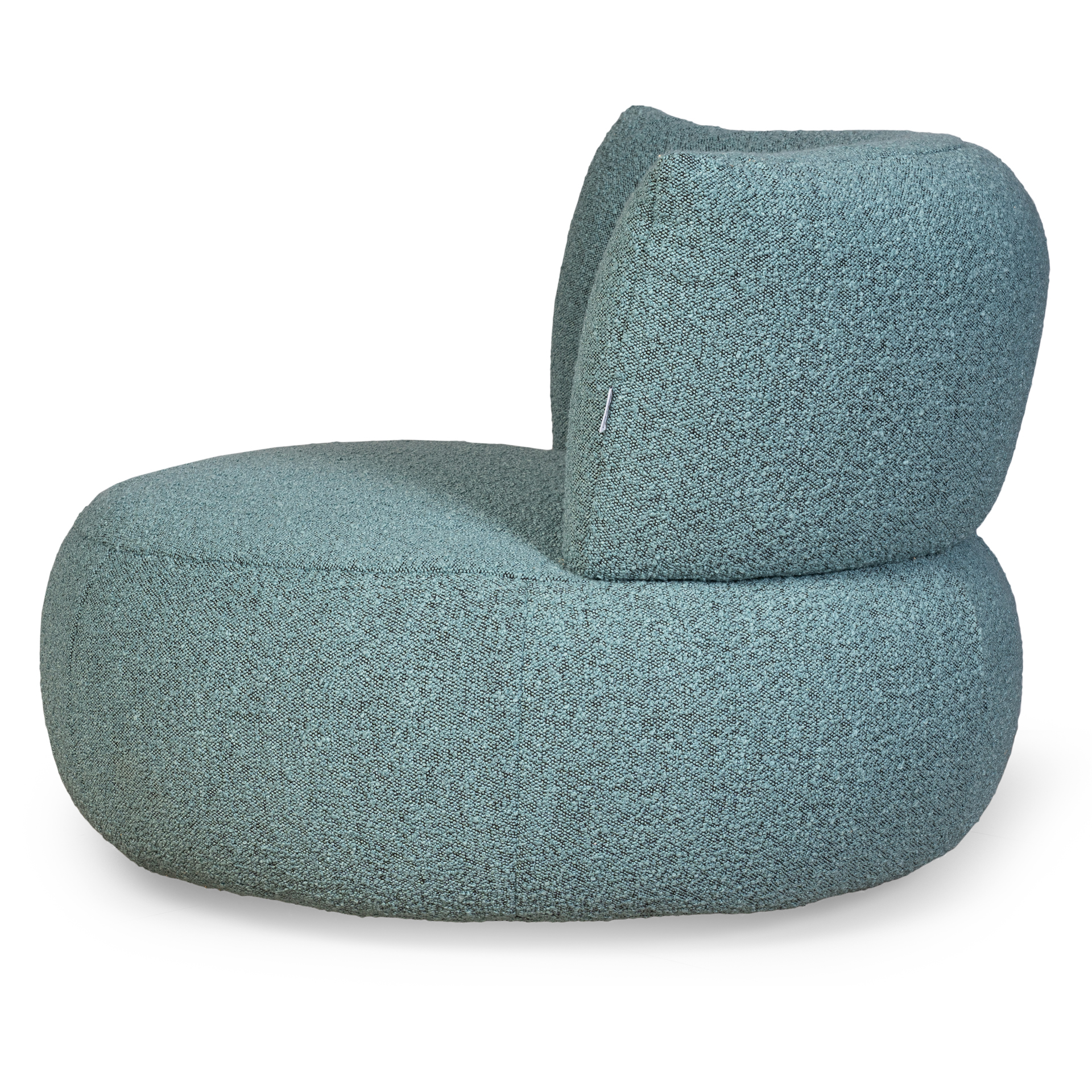 Кресло Elain крутящееся голубое, обивка из ткани букле DSP-31723/3 в ...