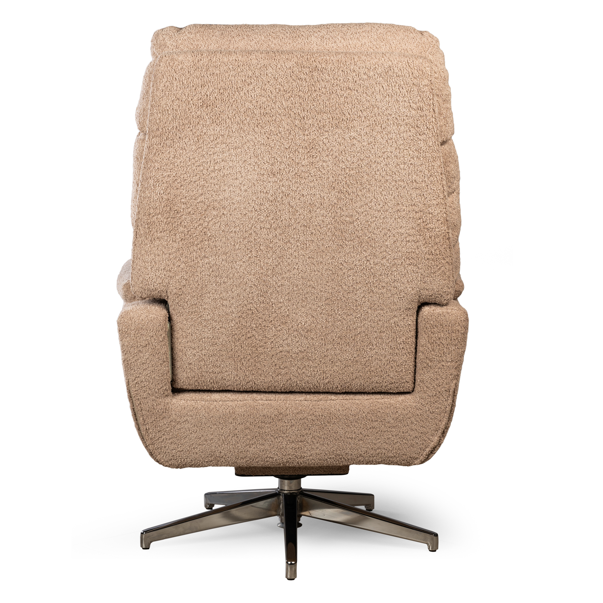 Кресло Ostin крутящееся бежевое, обивка из букле DSP-5430 новинка в ...