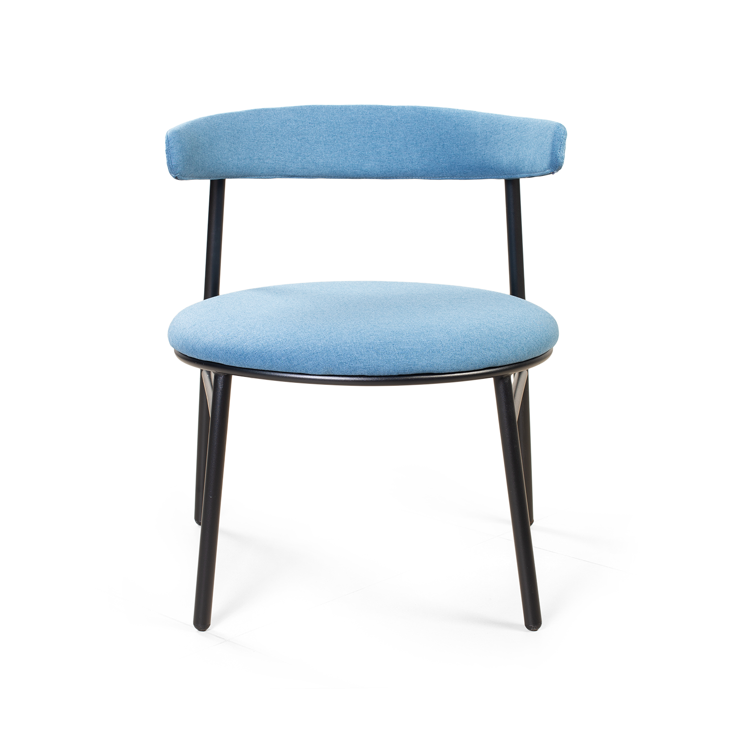Стул Fidelity 56х56х70 синий металлический, обивка из ткани DS-31719 в ...