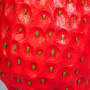 ваза настольная strawberry h36 красная, керамика ручной работы
