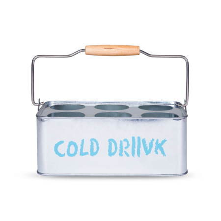 кулер для вина cold drink на 6 бутылок малый стальной металлический