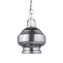 светильник подвесной fowler h40 серый стеклянный