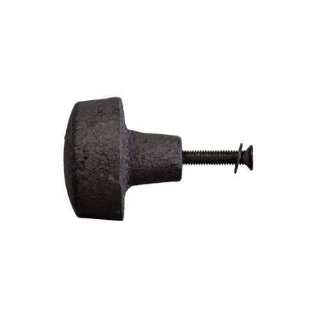 ручка для шкафа frazil round d3,5 коричневая металлическая