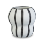 кашпо настольное beetlejuice белое гипсовое