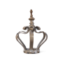 статуэтка la corona d11 серый, металл