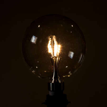 лампа светодиодная е27 g125/185-led 3вт