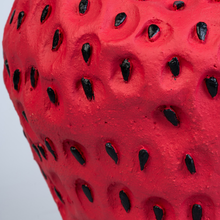 ваза настольная strawberry h20 малиновая, керамика ручной работы