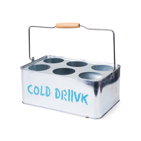 кулер для вина cold drink на 6 бутылок большой стальной металлический