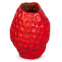 ваза настольная strawberry h36 красная, керамика ручной работы