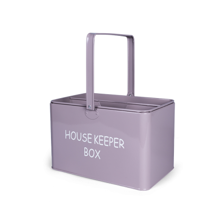 контейнер housekeeper для сыпучих продуктов серый металлический