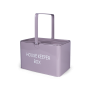 контейнер housekeeper для сыпучих продуктов серый металлический