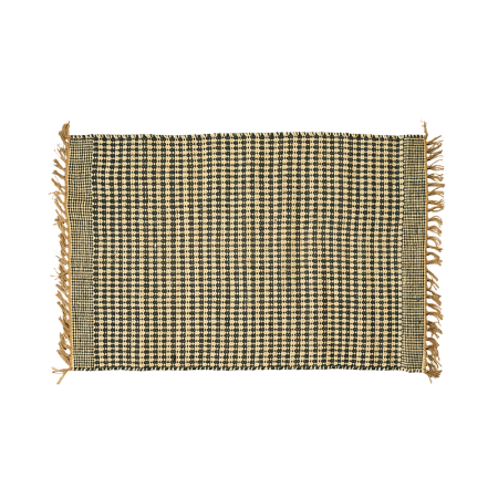 ковер с бахромой jute rug with 61х91,5х0,5