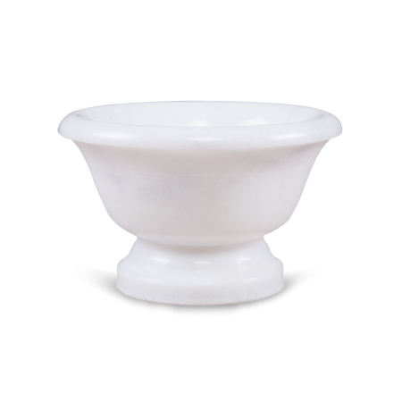 ступка marble белый, камень