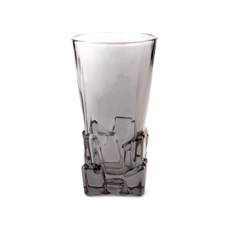 стакан froisse crystal 200мл черный стеклянный