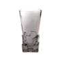 стакан froisse crystal 200мл черный стеклянный
