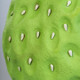 ваза настольная strawberry h30 зеленая, керамика ручной работы