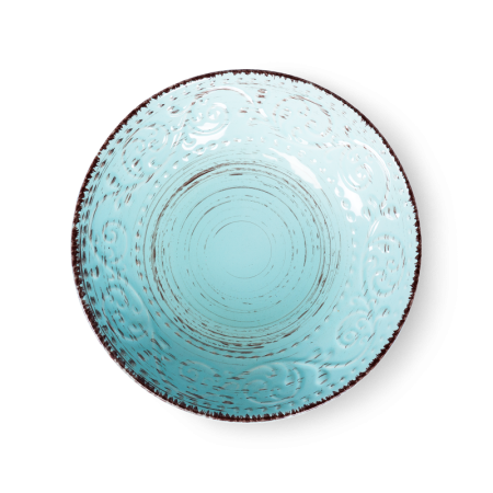 тарелка blue livid d20 бирюзовая керамическая
