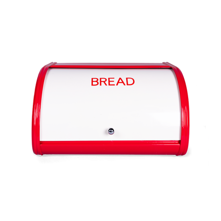 хлебница bakery красная металлическая