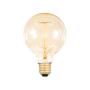 лампа эдисона е27 g95/135-tt10 40вт amber