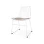 стул bertoia 47х50х87 белый металлический
