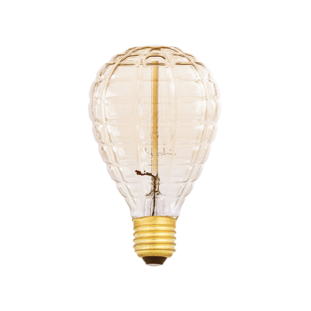 лампа эдисона е27 st85/135-tt6 40вт amber