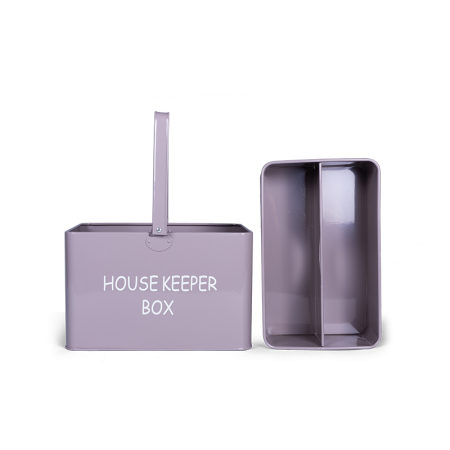 контейнер housekeeper для сыпучих продуктов серый металлический