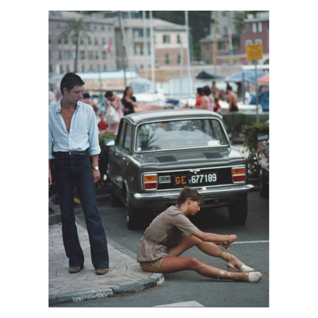 постер "portofino 1977" 96х135 холст фотопечать