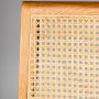 стул quadro из массива с ротангом