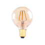 лампа светодиодная е27 g80/120 4вт amber