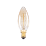лампа эдисона е14 c35 (свеча) 40вт amber