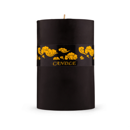 свеча ароматическая herbal black большая н15 черная