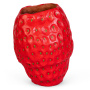 ваза настольная strawberry h36 красная, керамика ручной работы