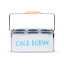 кулер для вина cold drink на 6 бутылок большой стальной металлический