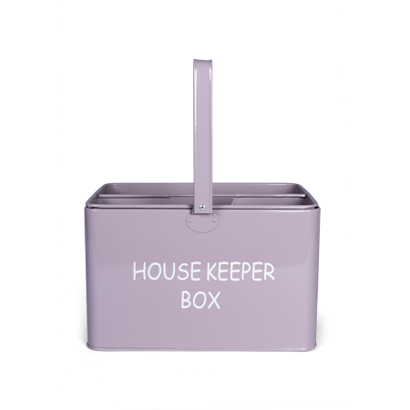 контейнер housekeeper для сыпучих продуктов серый металлический