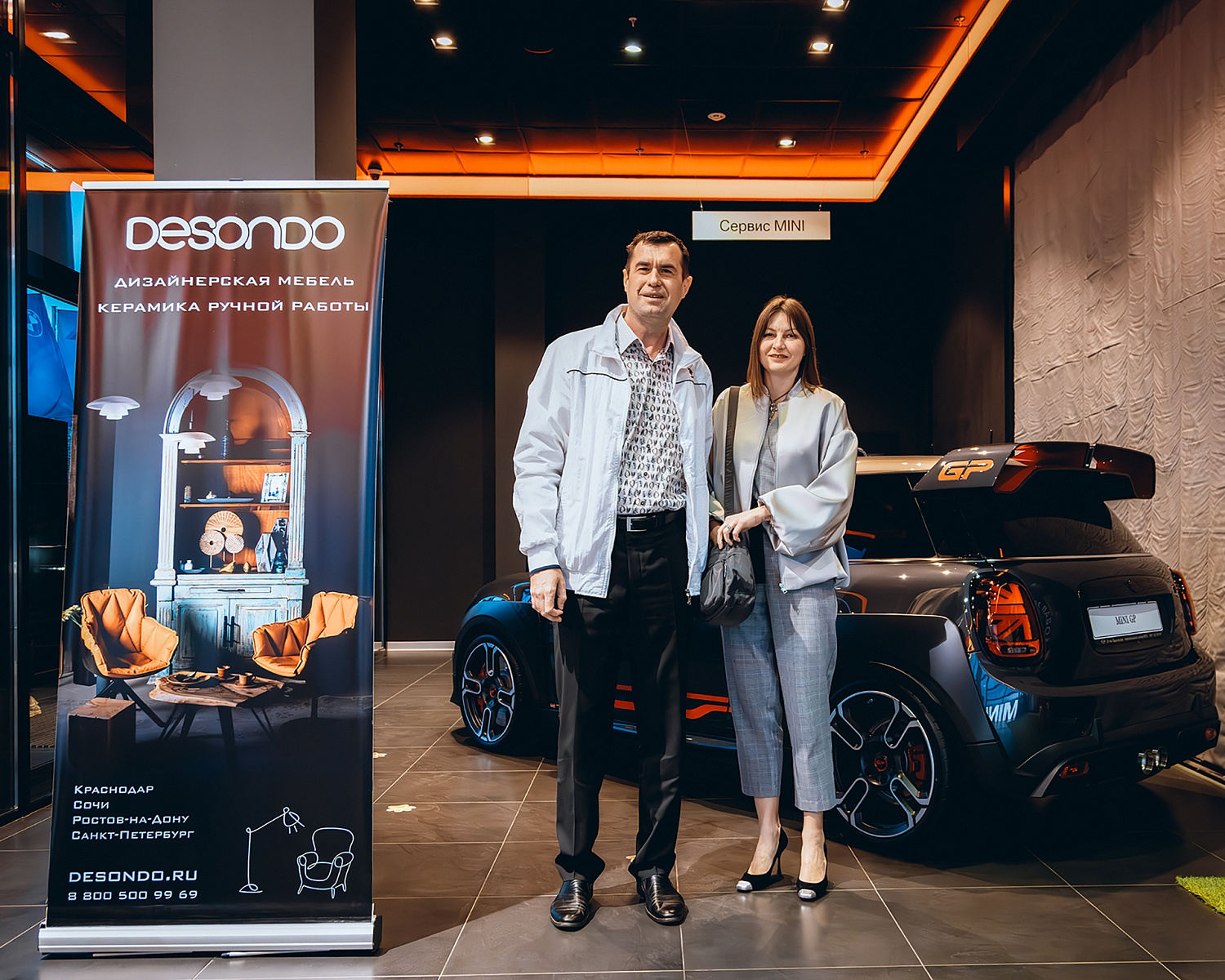 DESONDO на презентации нового Mini Countryman
