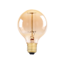 лампа эдисона е27 g80/120-tt8 60вт amber